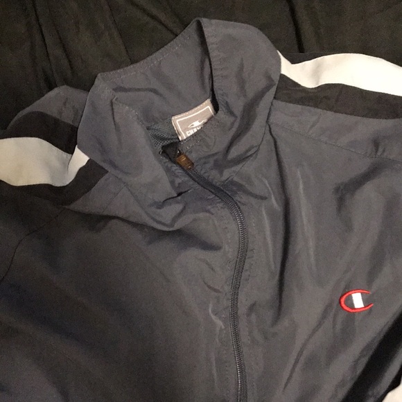 Vintage Champion Zip-Up Windbreaker Jacket - Picture 2 of 2